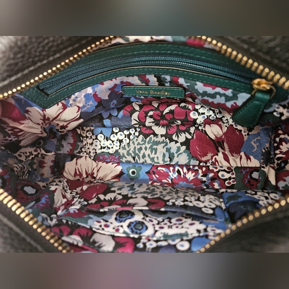 Vera Bradley Leather Green Bag - Picture 13 of 14